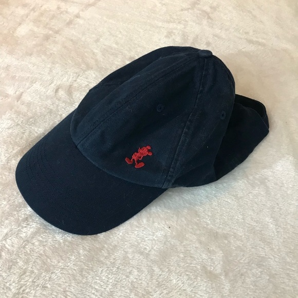 Walt Disney Mickey Mouse Hat Cap Strap Back One Size Navy Blue Logo Embroidered - Picture 2 of 8